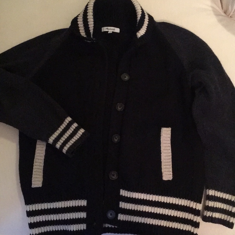 Madewell Varsity Cardigan, size S